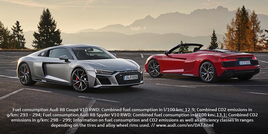 后驱版本的奥迪R8 V10 RWD现在成为了R8家族中的固定产品