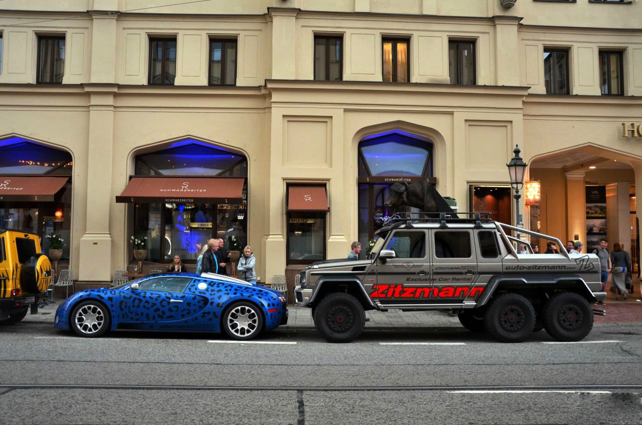 布加迪Veyron 16.4 Grand Sport，这外装真欣赏不了！