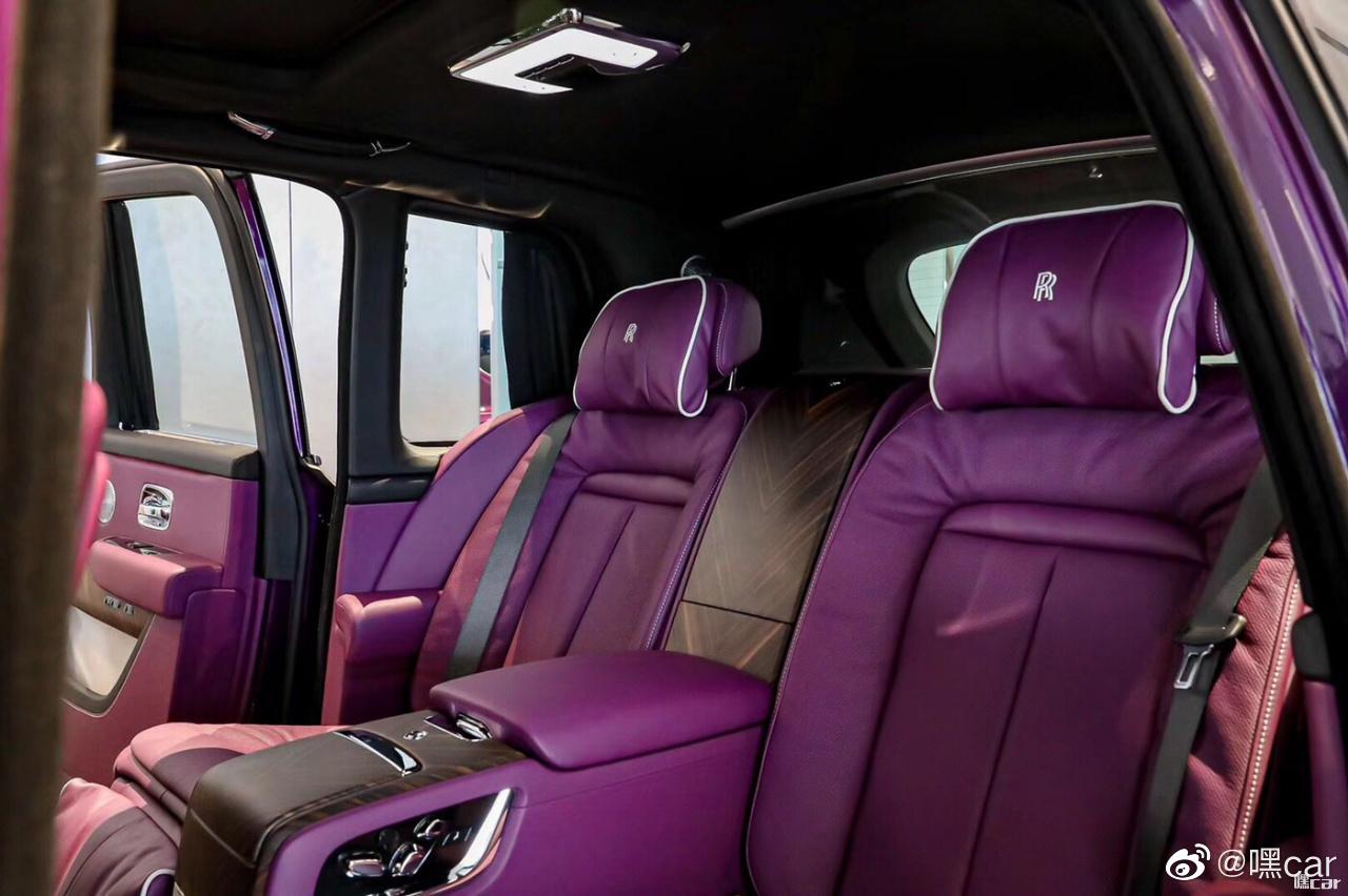 暮光紫选配航空座椅的库里南，完美