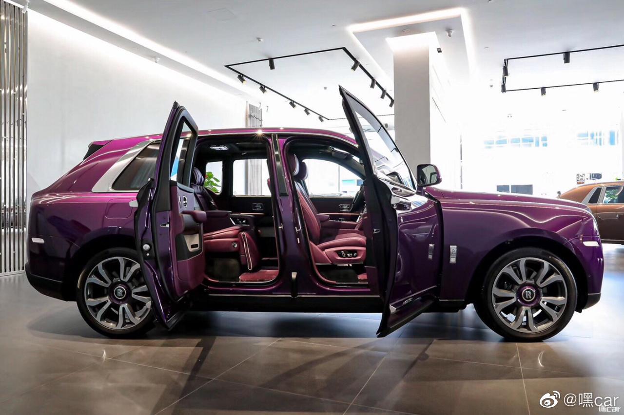 暮光紫选配航空座椅的库里南，完美