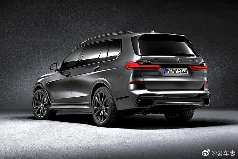 BMW X7 Dark Shadow Edition，限量500部的神秘黑暗阴影巨兽！