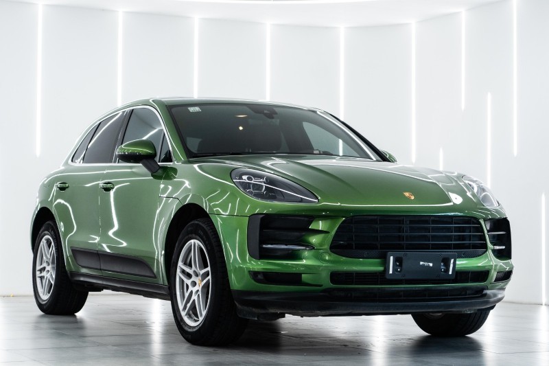 汽车美图赏析：保时捷Macan绿，欣赏一下