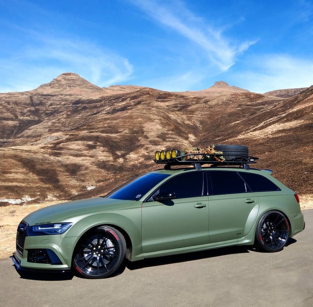 汽车美图抢先看：这样的奥迪RS6女车主…