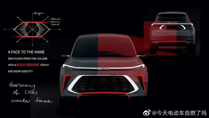 好看的汽车图片：北汽集团北京品牌BEIJING-X7