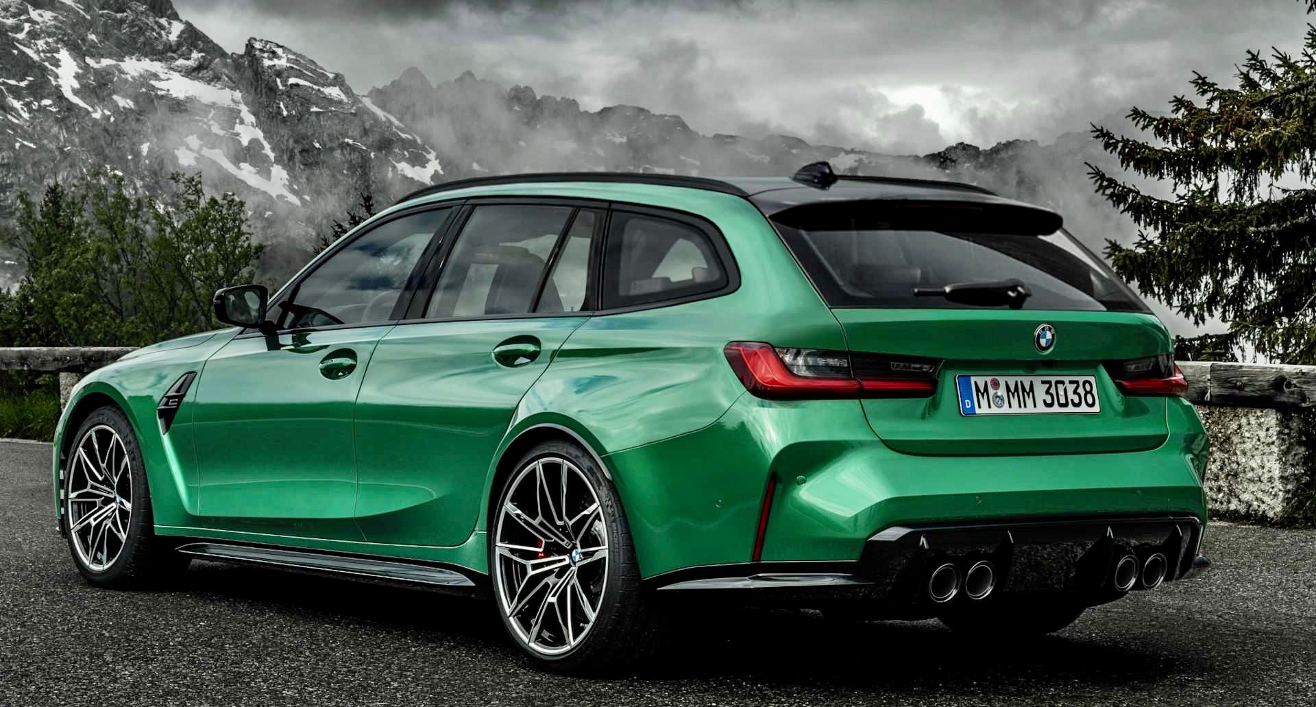 这是即将面世的宝马M3 Touring 旅行车，10种颜色呈现