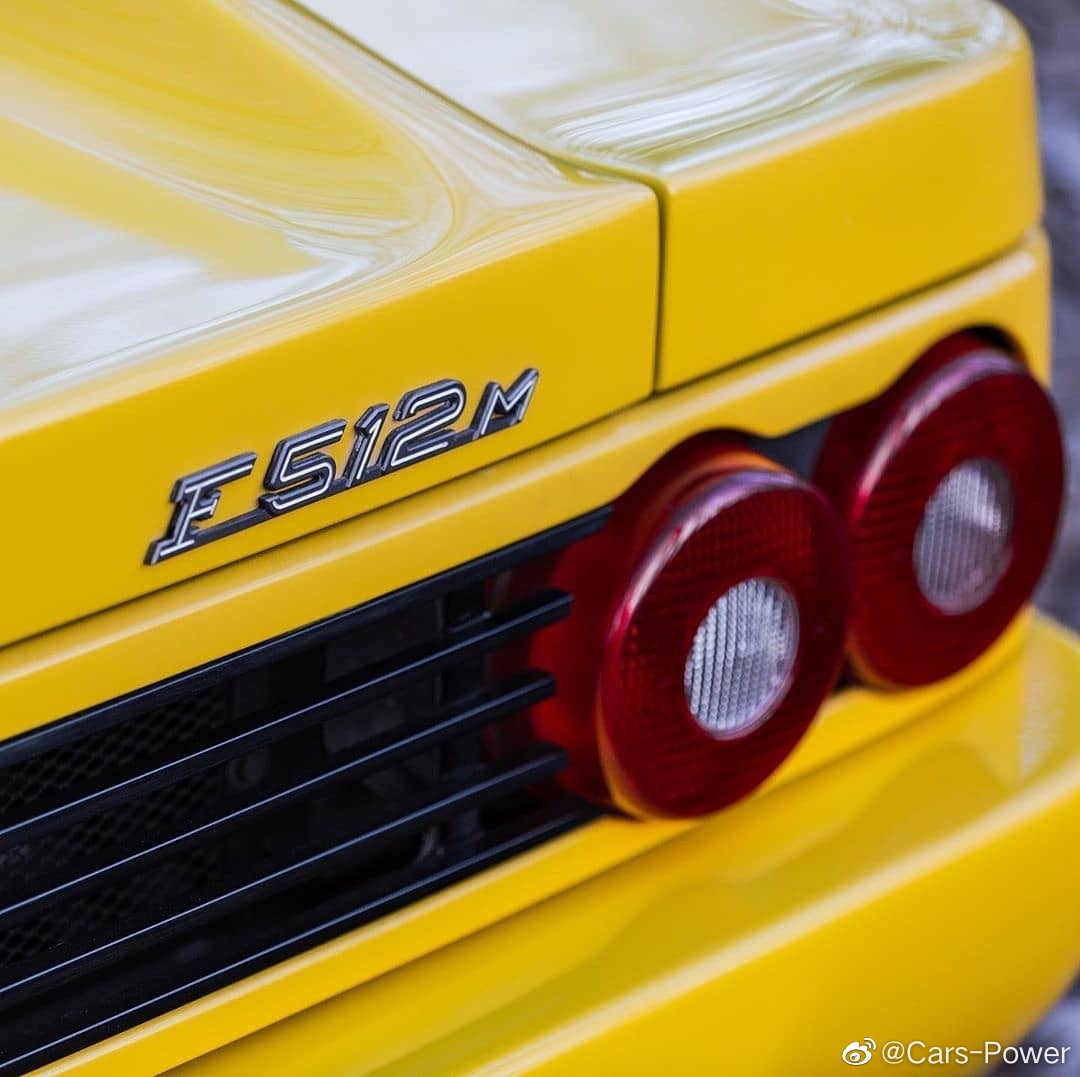 超级经典 优雅12缸黄马 法拉利F512M