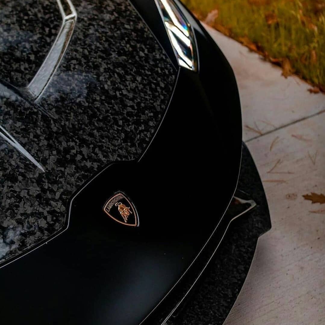 汽车美图抢先看：兰博基尼黑蓝配色小牛