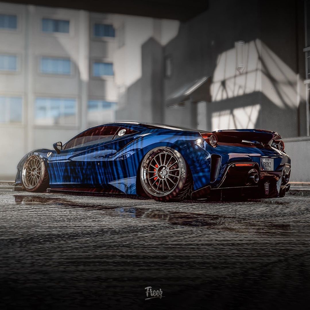 Ferrari 488 Pista 艺术照，喜欢的请赶紧收藏