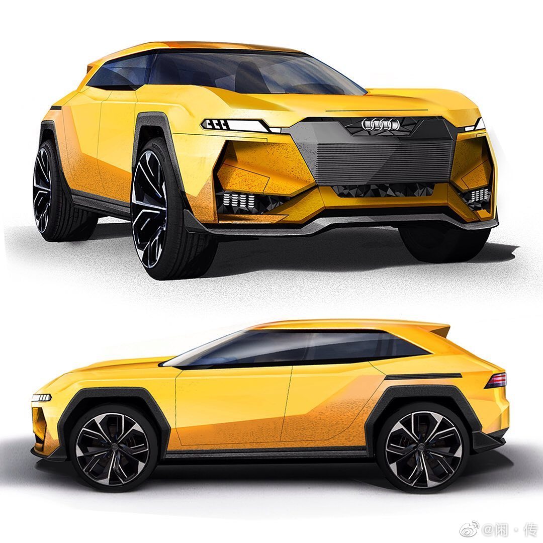 外形相当科幻大胆，全新一代奥迪Q5假想渲染图曝光