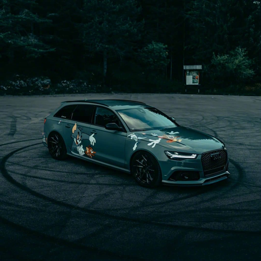 好看的汽车：超可爱涂装的奥迪RS6