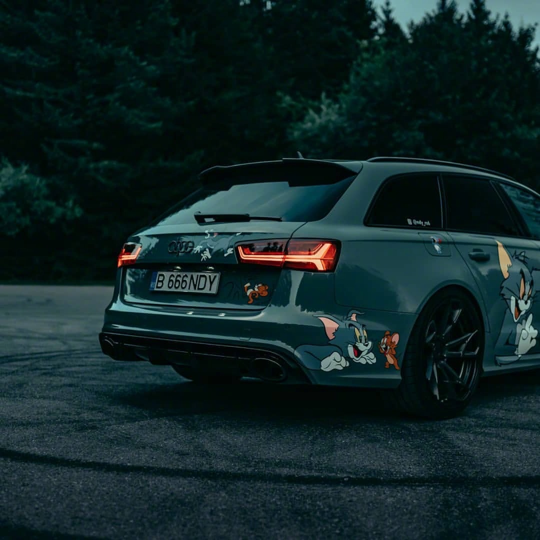 好看的汽车：超可爱涂装的奥迪RS6