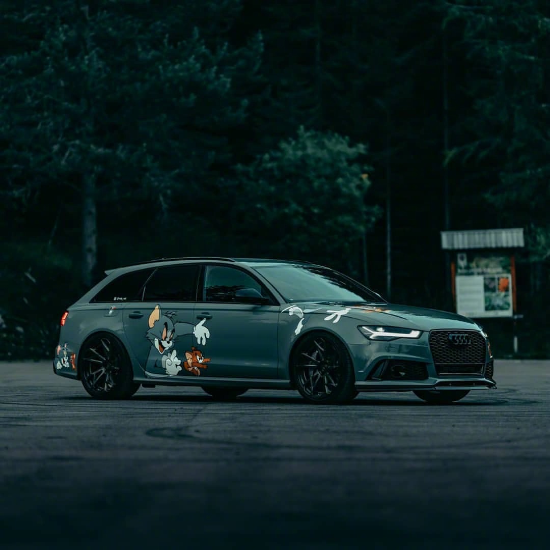 好看的汽车：超可爱涂装的奥迪RS6