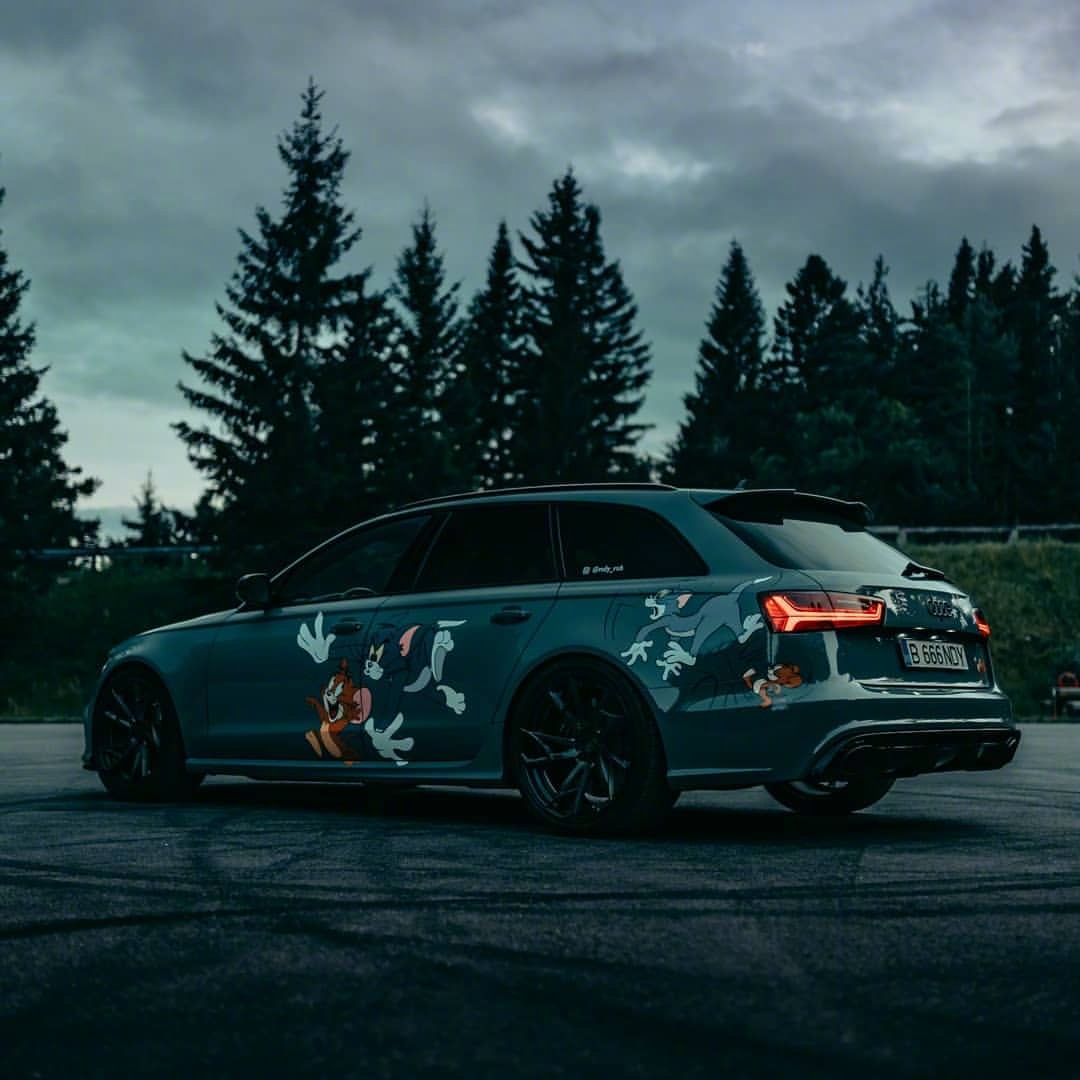 好看的汽车：超可爱涂装的奥迪RS6