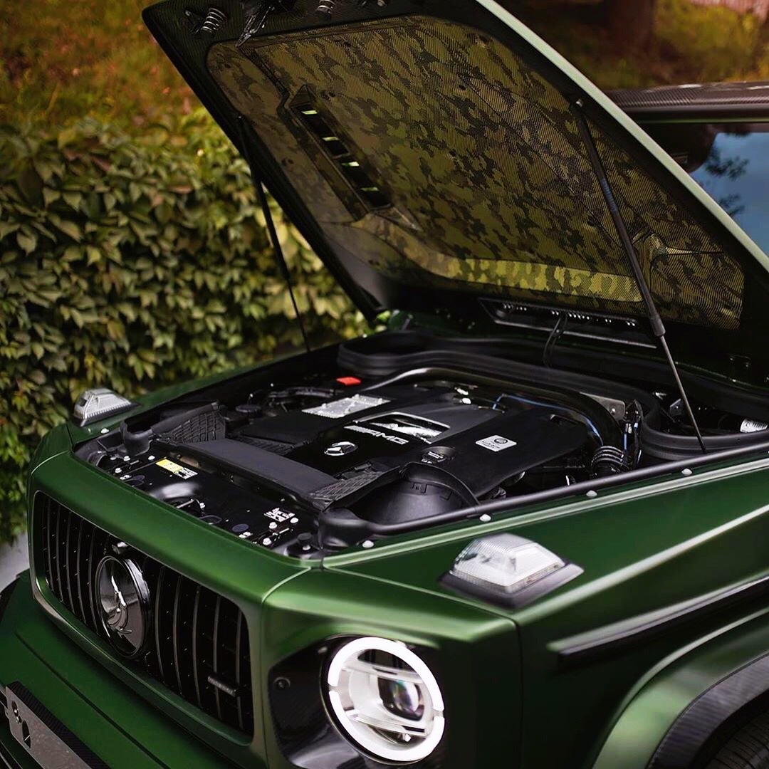 汽车美图大赏：Mercedes AMG G,这颜色真棒