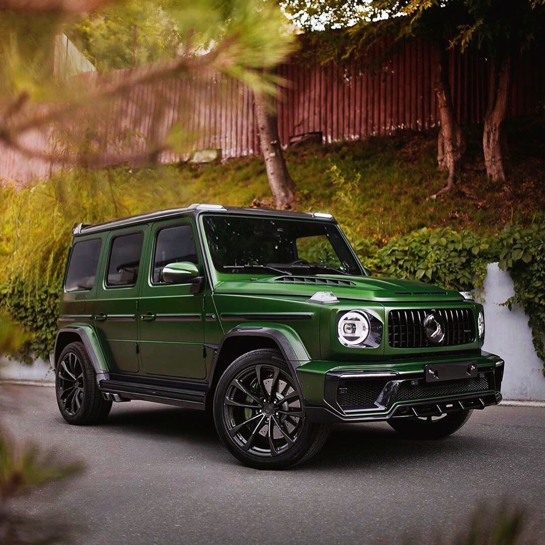 汽车美图大赏：Mercedes AMG G,这颜色真棒