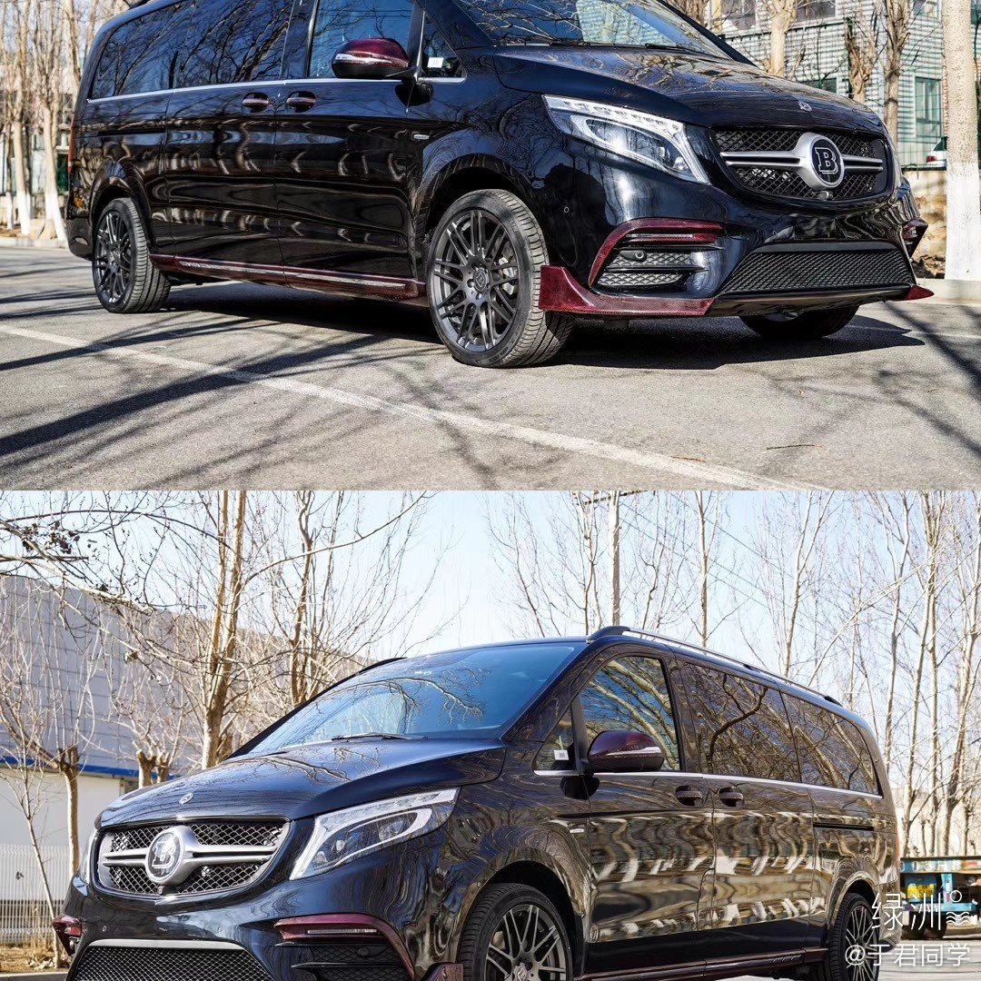 巴博斯版带红色装饰的奔驰V260