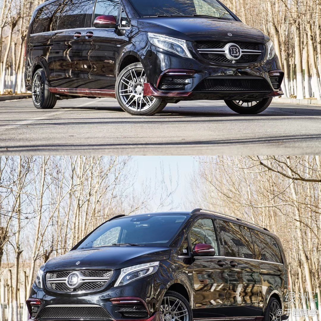 巴博斯版带红色装饰的奔驰V260