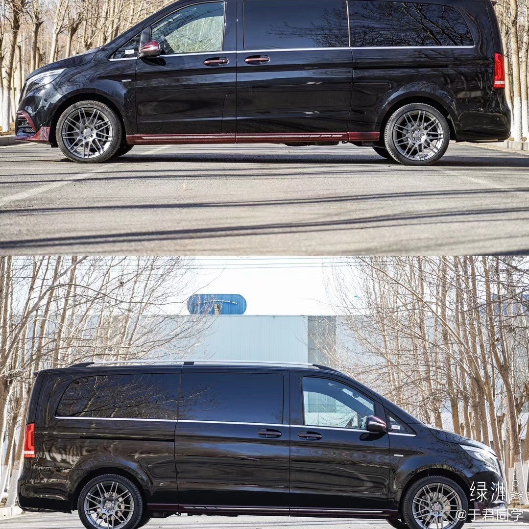 巴博斯版带红色装饰的奔驰V260