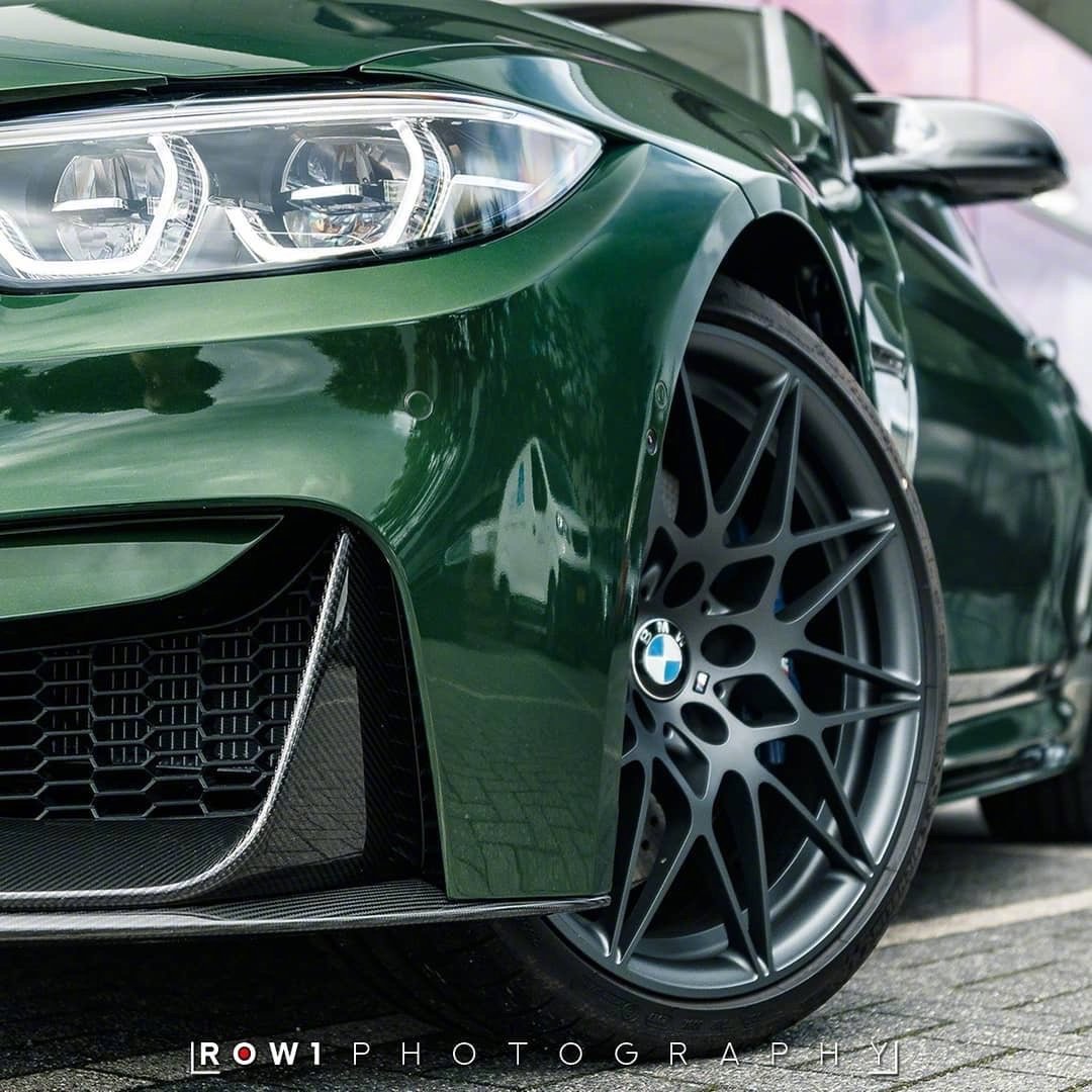 汽车美图赏析：宝马M4 这绿色好看到哭