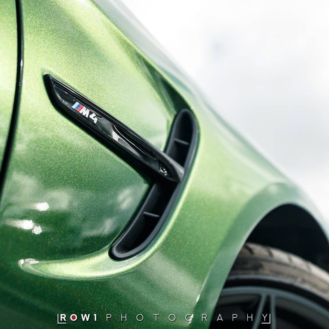 汽车美图赏析：宝马M4 这绿色好看到哭