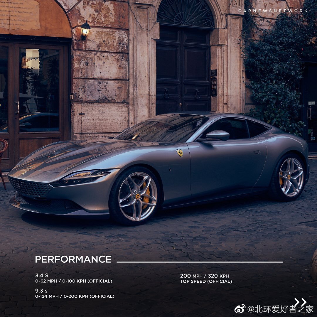法拉利Roma入门跑车，力压奥迪的三块屏！