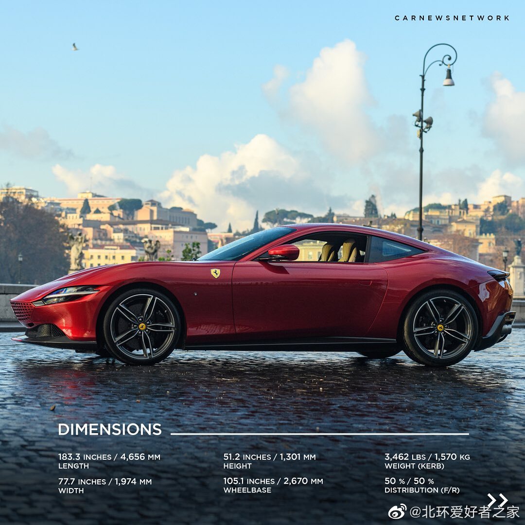 法拉利Roma入门跑车，力压奥迪的三块屏！