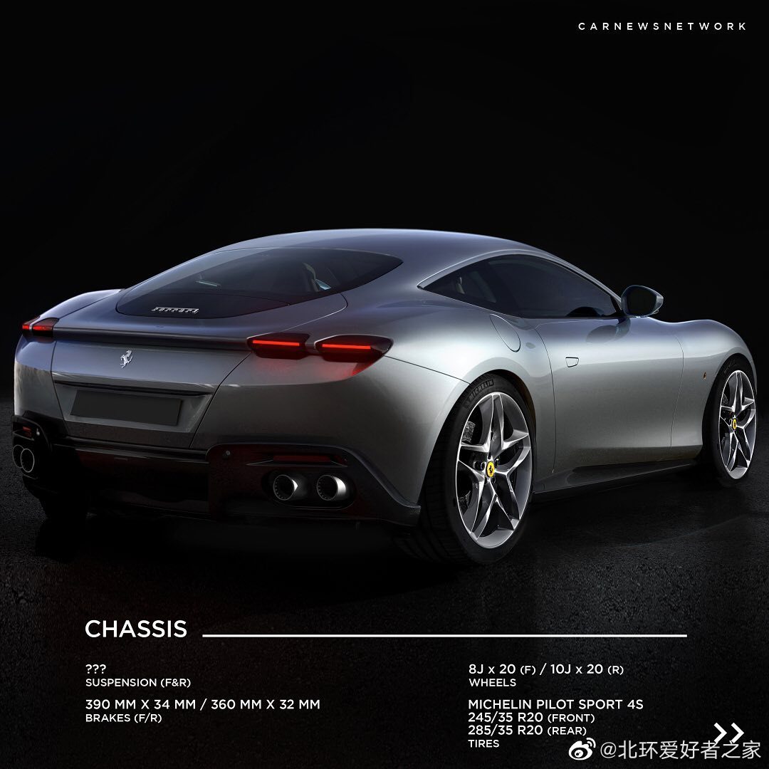 法拉利Roma入门跑车，力压奥迪的三块屏！