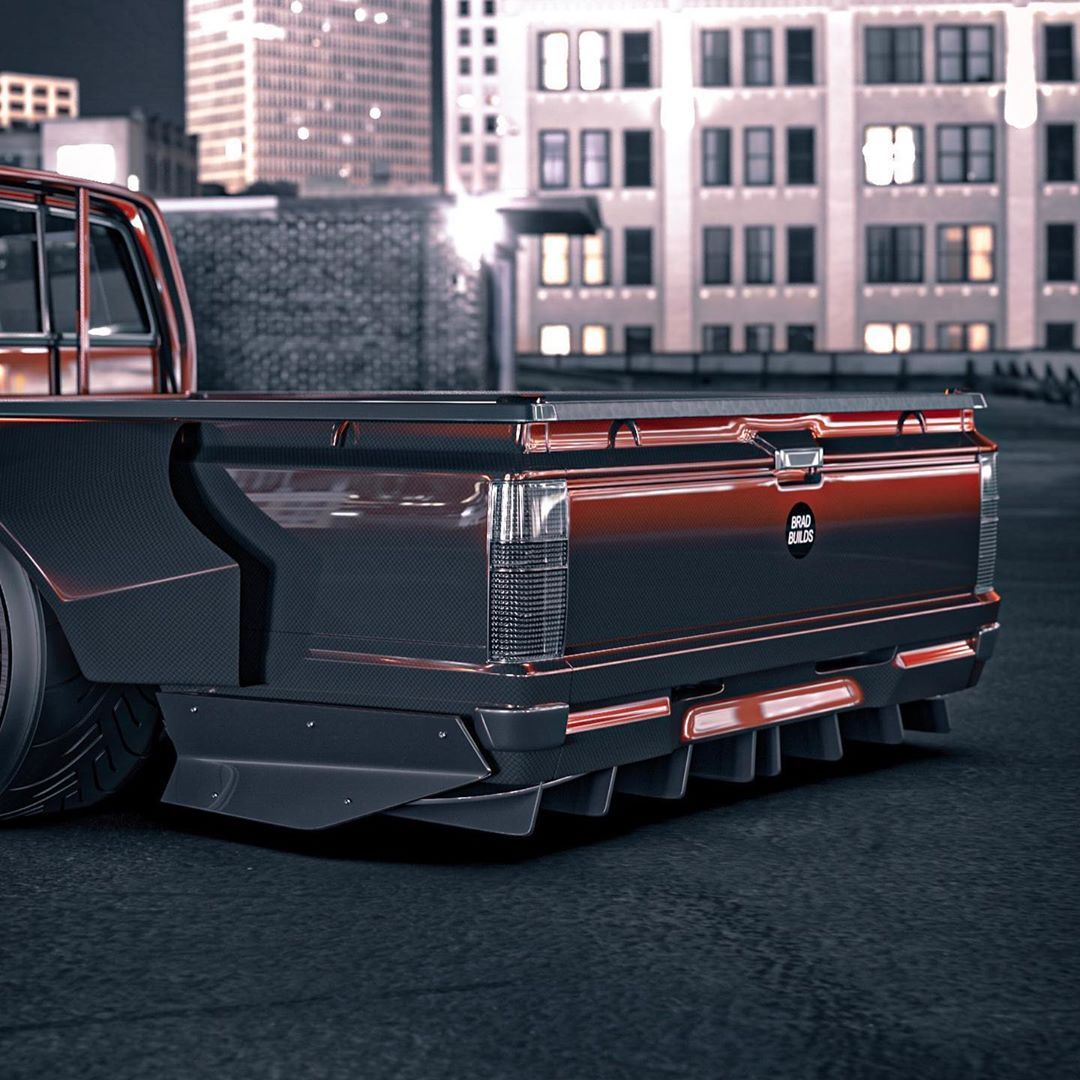 丰田皮卡打造的全碳飘移战车。