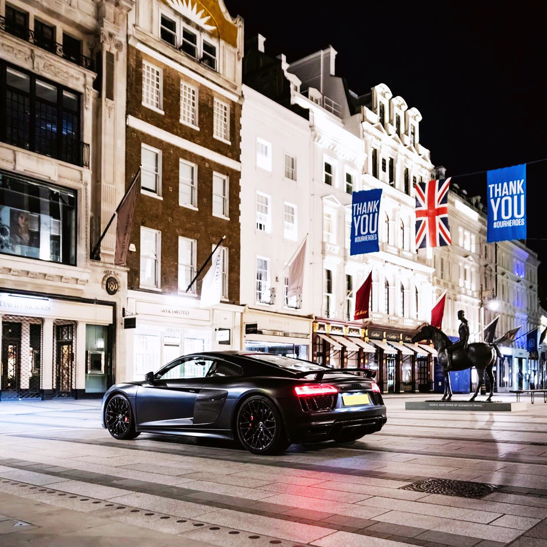 还是很帅气的 Audi家族旗舰跑车 R8