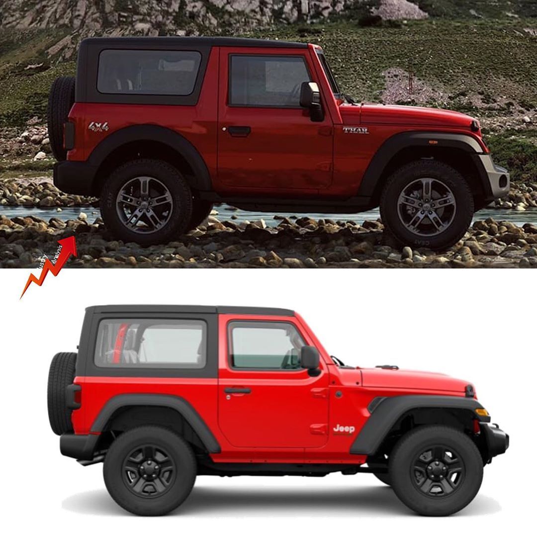 全新mahindra thar从外观到名字直接照搬.