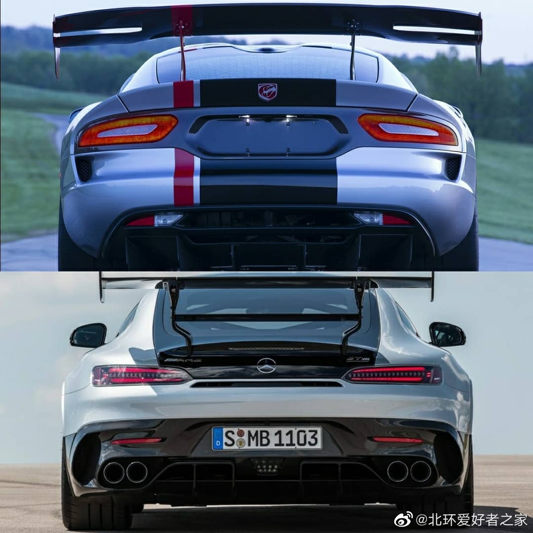 道奇Viper ACR vs 奔驰AMG GT Black Series，美系肌肉车完败吗