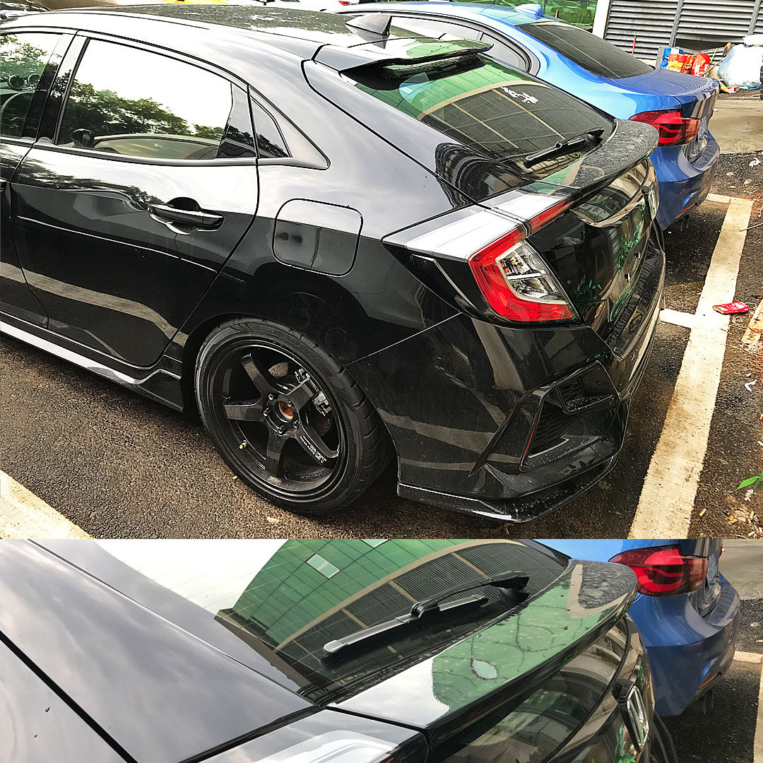 高清汽车美图：两厢版 本田思域 FK7 素黑