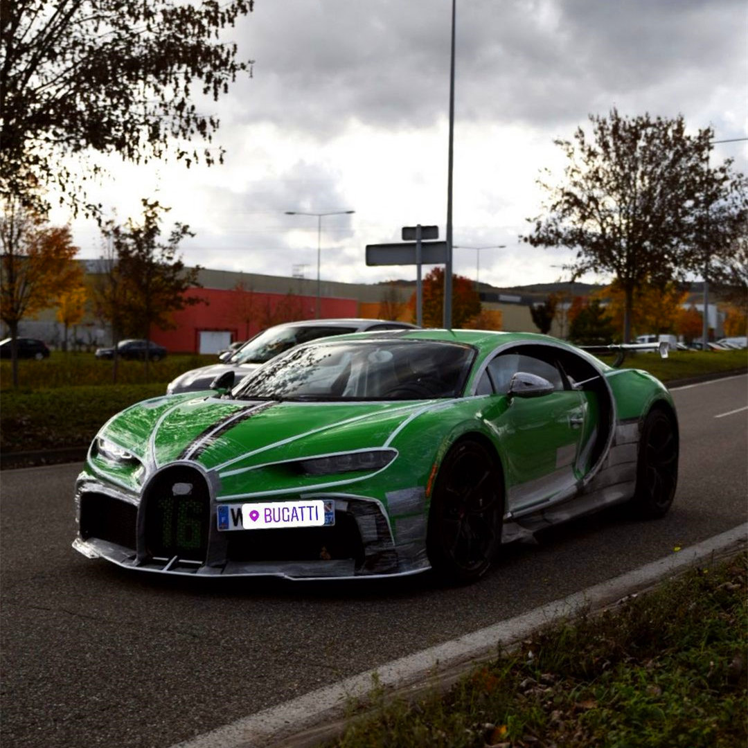 分享图片 莫尔塞姆，Bugatti Pur Sport（蝰蛇绿）