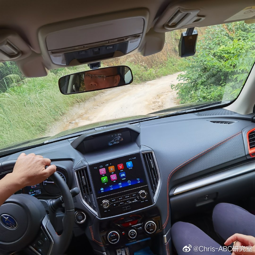 周六早上，参加了斯巴鲁的车友试驾