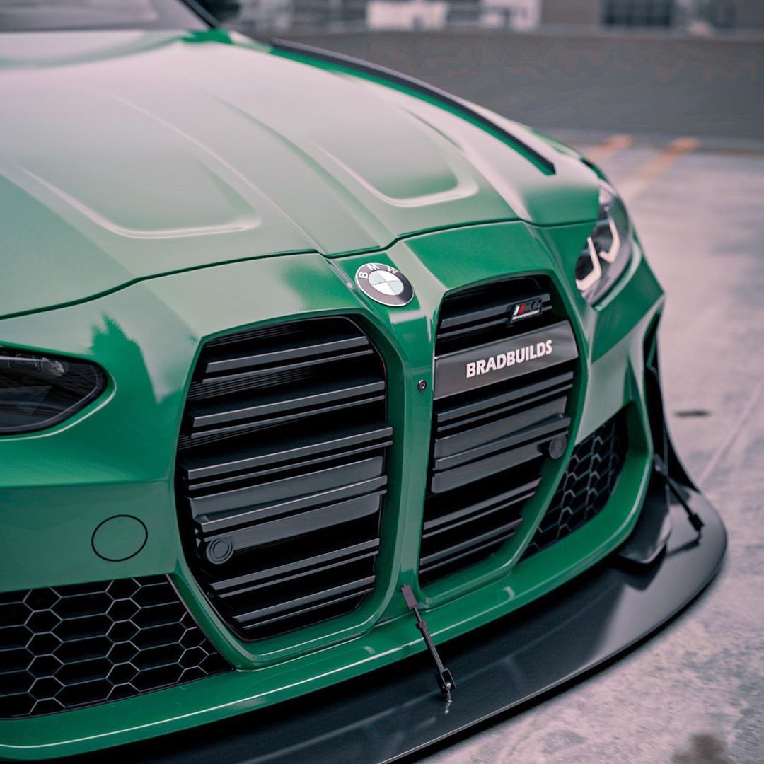 2021款宝马M4“German Bunny”宽体套件。