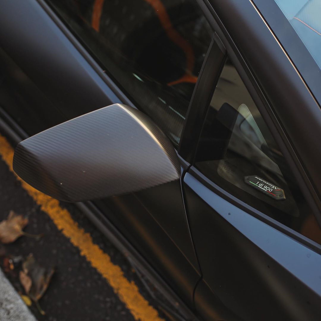 哑光黑色系Lamborghini Aventador SVJ