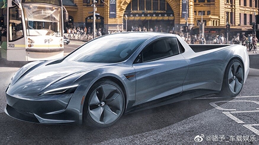 奥迪RS4和特斯拉Model 3+小型皮卡长啥样