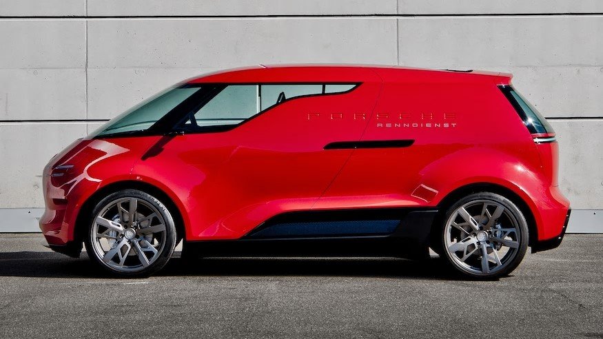 Fiat 600 Multipla 与 Porsche Race Van Concept。