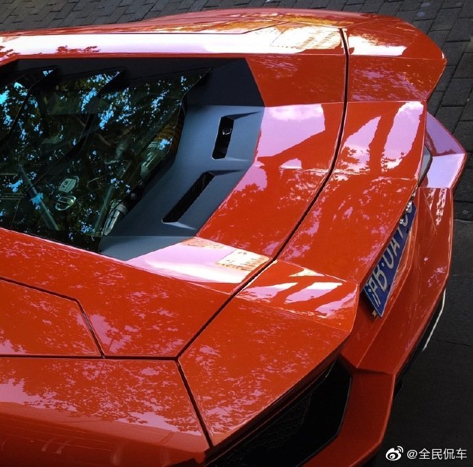 Aventador LP700  这款车的车头真的很牛