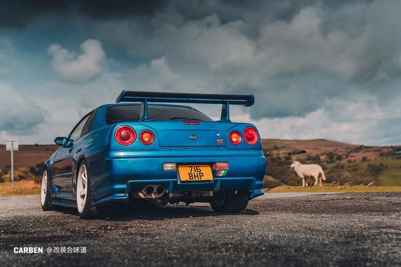 Nissan Skyline GT-R R34野外大片 ：mark_scenemedia