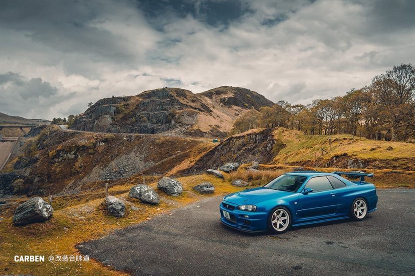 Nissan Skyline GT-R R34野外大片 ：mark_scenemedia