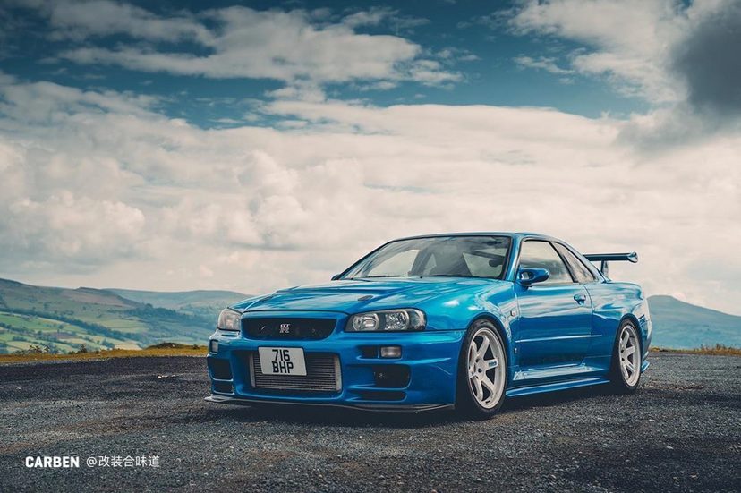 Nissan Skyline GT-R R34野外大片 ：mark_scenemedia