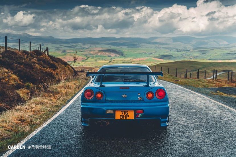 Nissan Skyline GT-R R34野外大片 ：mark_scenemedia