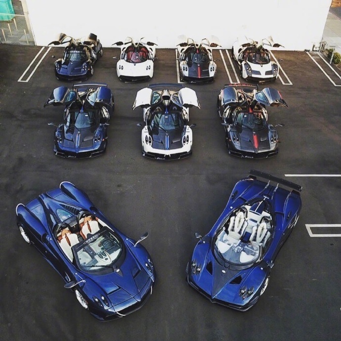 高清汽车美图：帕加尼超级霸气的秀场