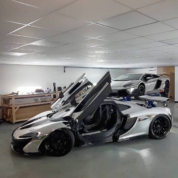 高清汽车美图：电银迈凯伦P1，霸气外漏