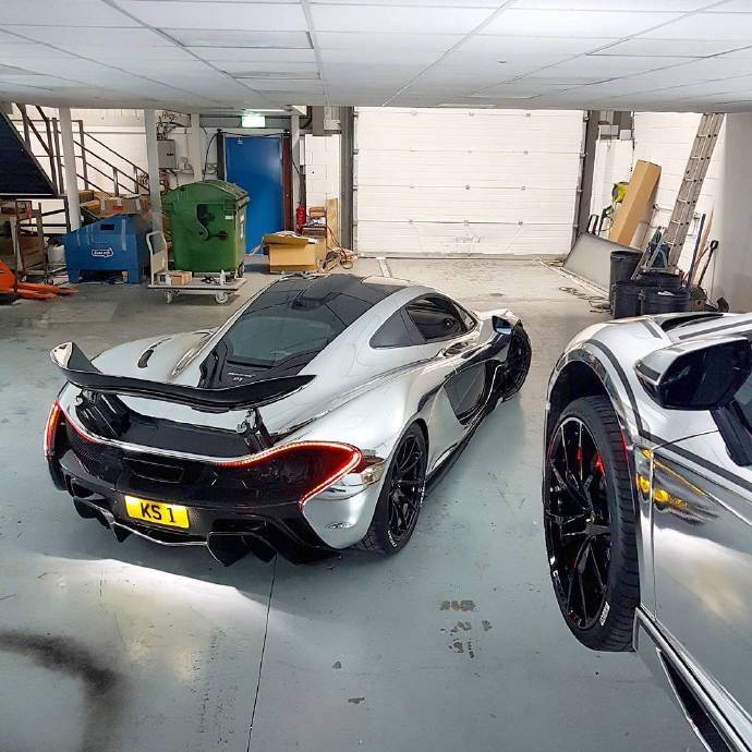 高清汽车美图：电银迈凯伦P1，霸气外漏