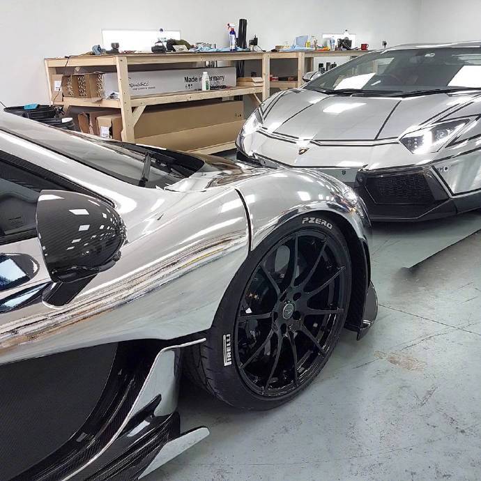 高清汽车美图：电银迈凯伦P1，霸气外漏