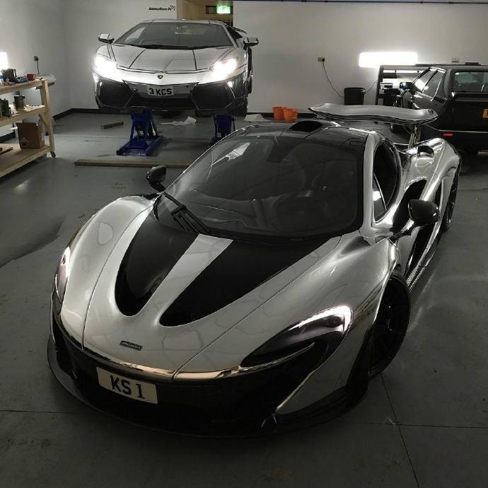 高清汽车美图：电银迈凯伦P1，霸气外漏