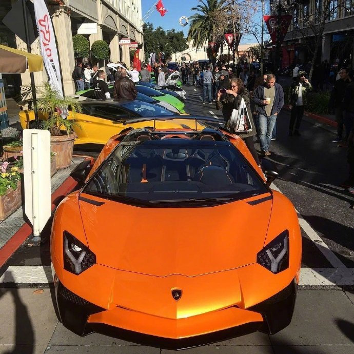 五彩缤纷兰博基尼，牛气冲天啊啊啊