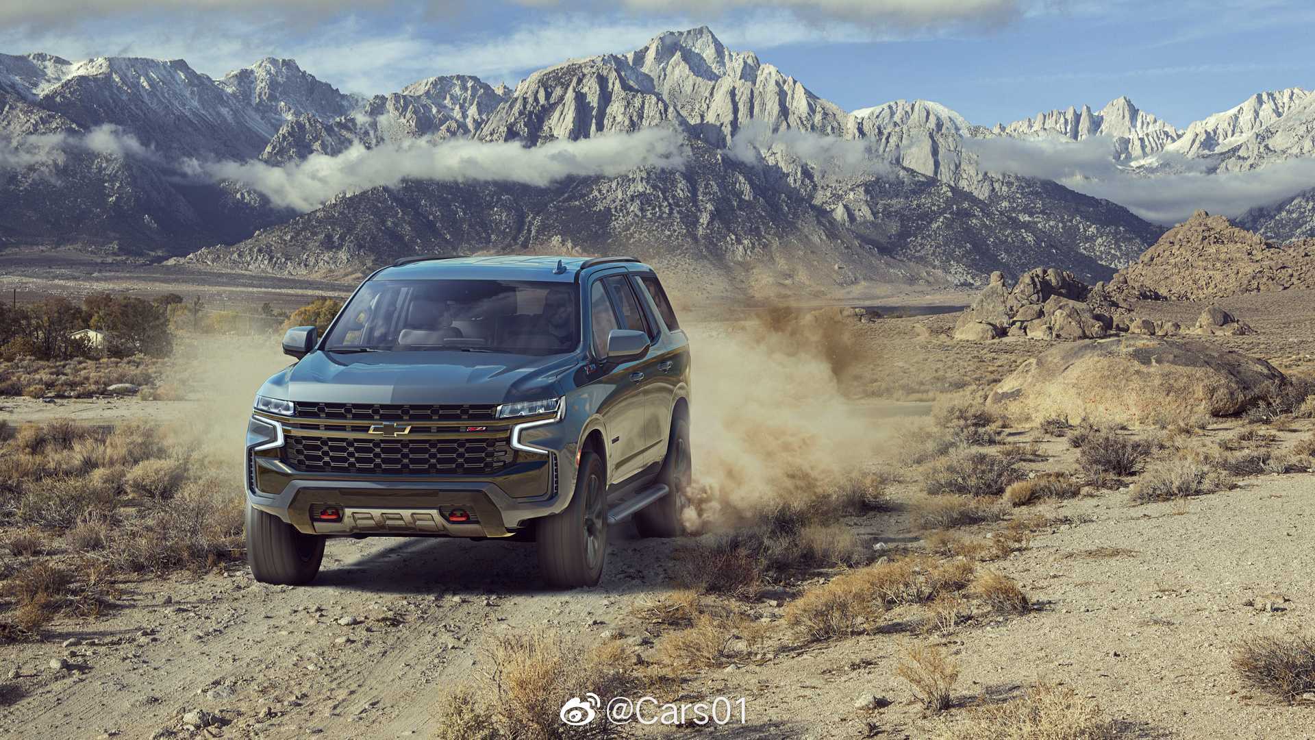 好看的汽车图片：全新一代雪佛兰Suburban官图